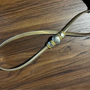 Gold and Silver Beaded Belt